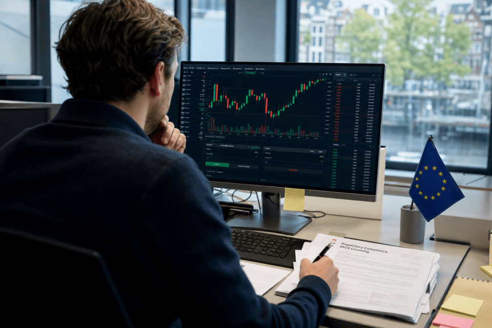 MiCA-deadline nadert: 14 van 183 vergunde cryptobedrijven mogen handelsplatform draaien