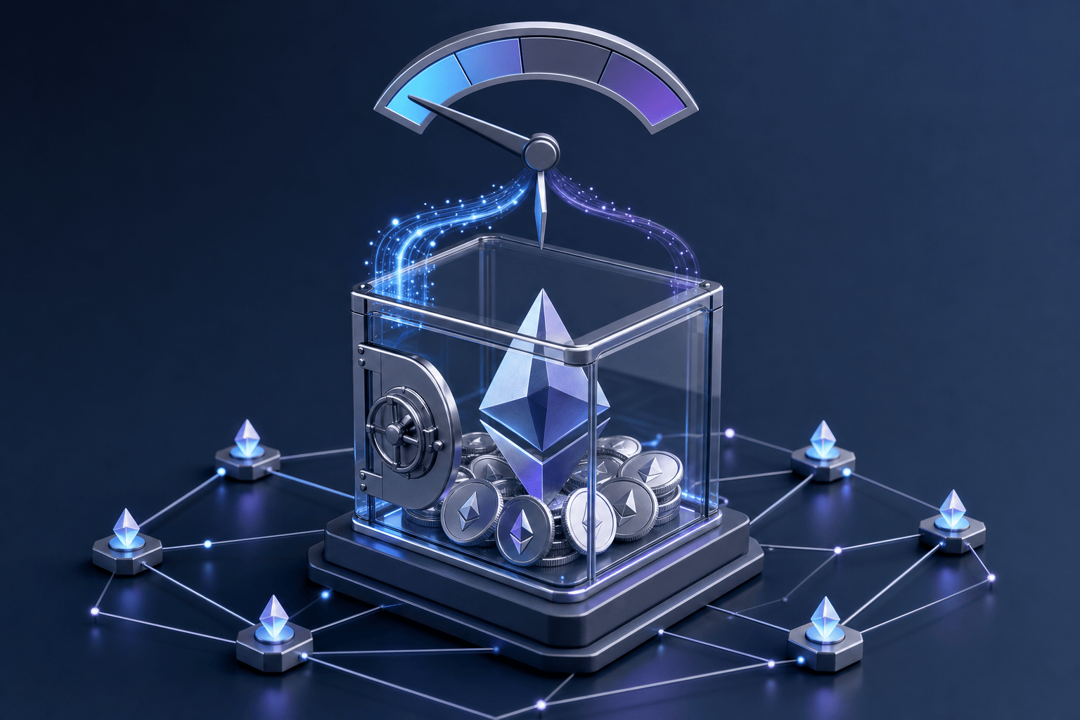 Ethereum-staking op 34 procent, voorstel halveert stakingrendement naar 1,2 procent