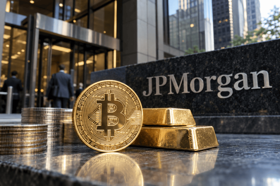 JPMorgan verwacht van bitcoin meer rendement dan van aandelen en goud