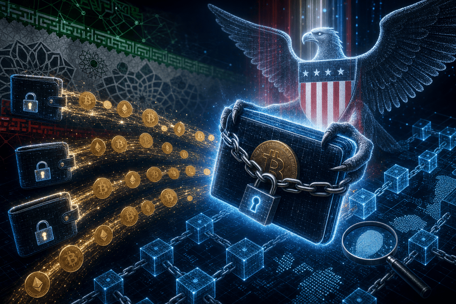 VS confisqueert circa 1 miljard dollar aan Iraanse crypto via wallets