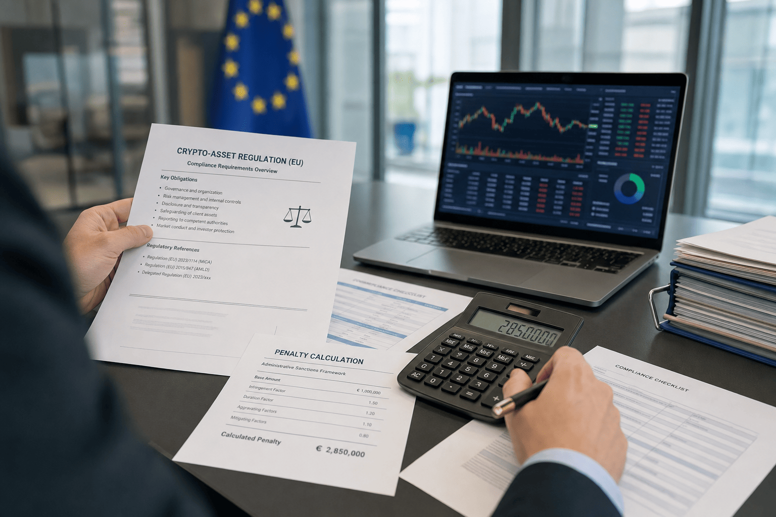 EBA wil boetes tot 12,5 procent van de jaaromzet onder MiCA