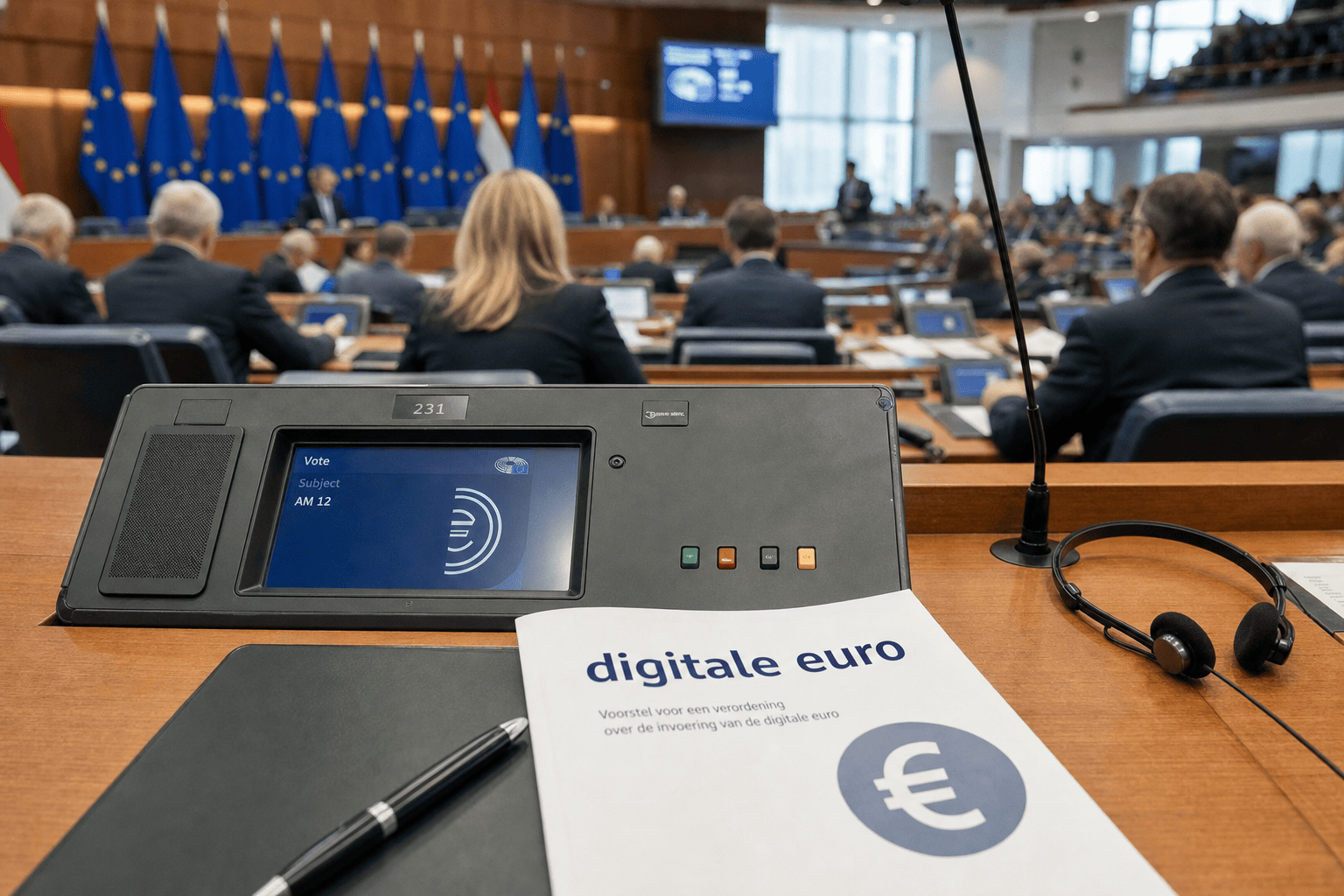 Europees Parlement stemt op 23 juni over digitale euro