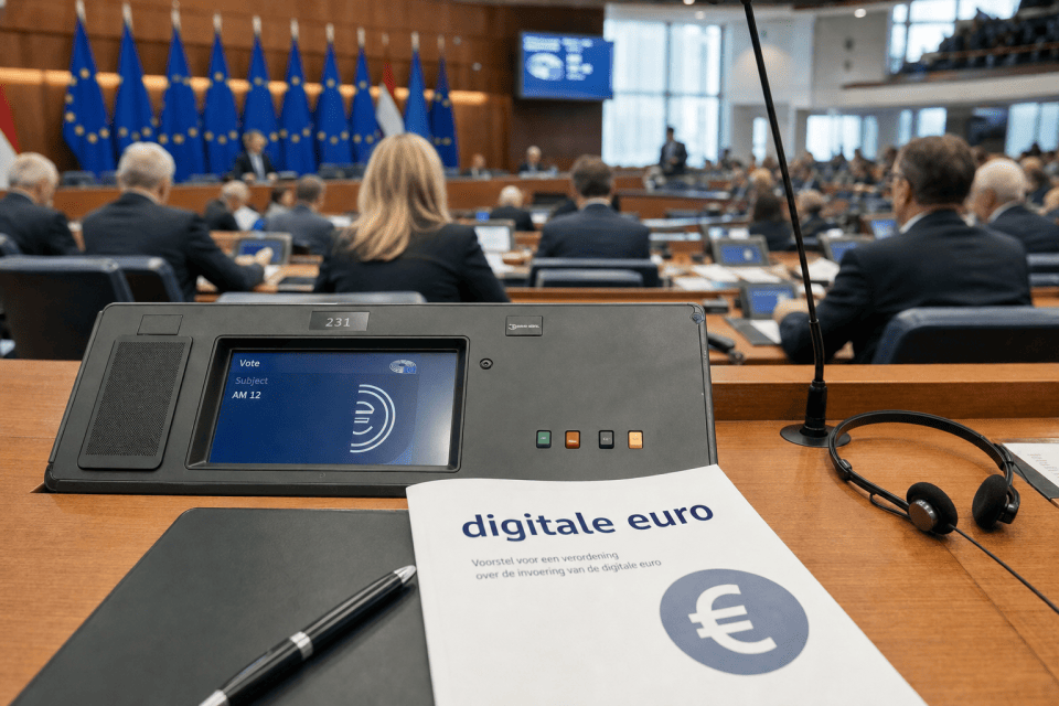 Europees Parlement stemt op 23 juni over digitale euro