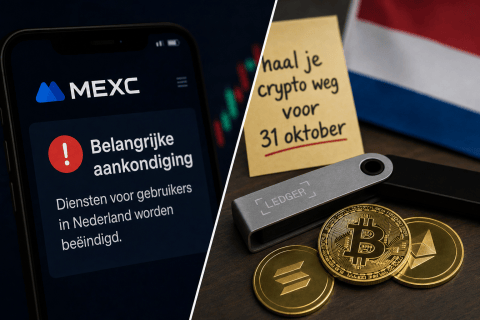MEXC stopt in Nederland: haal je crypto weg voor 31 oktober