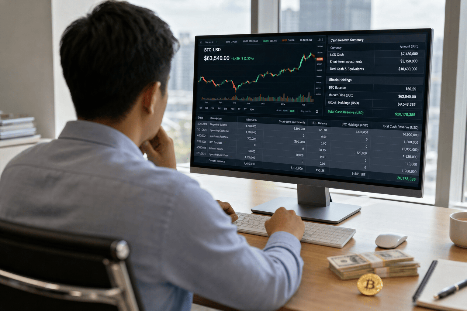 Strategy verkoopt 1.638 bitcoin en brengt dollarreserve naar 4 miljard