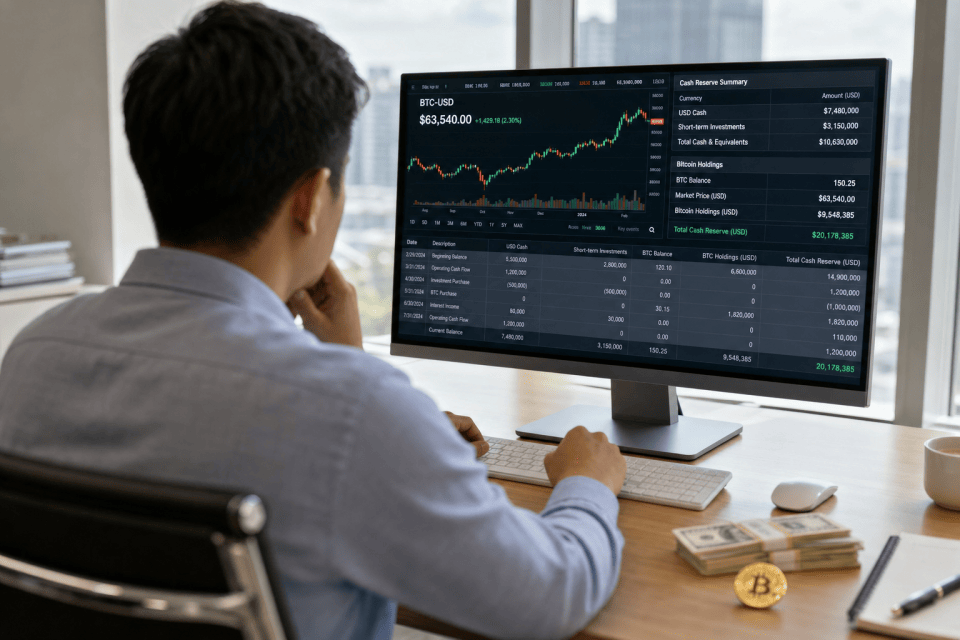 Strategy verkoopt 1.638 bitcoin en brengt dollarreserve naar 4 miljard