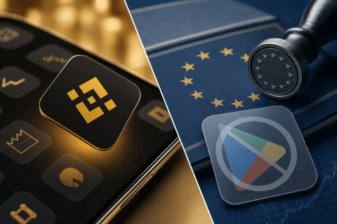 Binance-app verdwijnt uit Google Play in delen van de EU na ingetrokken MiCA-aanvraag