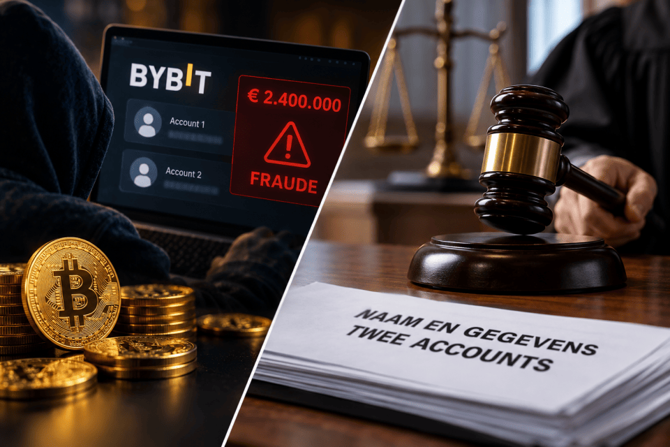 Rechter dwingt Bybit naam achter twee accounts te geven na oplichting van 2,4 miljoen