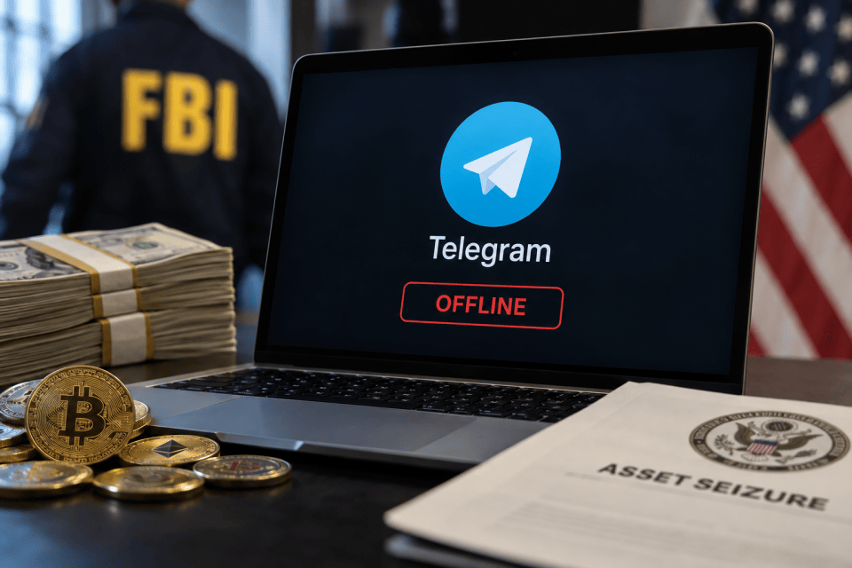 Telegram-winkel voor oplichters offline, VS bevriest 52,8 miljoen dollar
