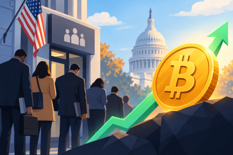 Bitcoin even boven 87.000 dollar na zwak Amerikaans banenrapport