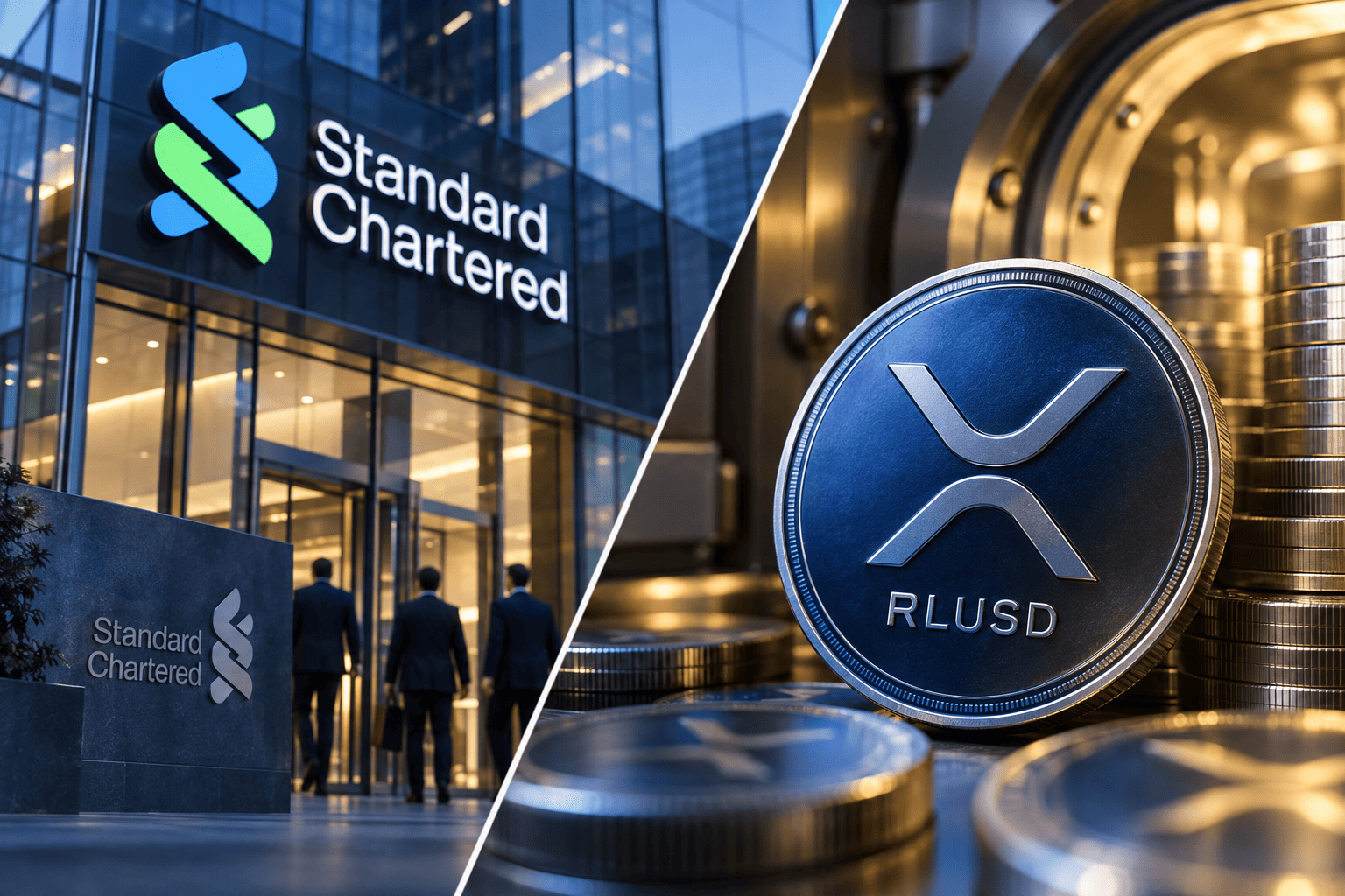 Standard Chartered bewaart nu Ripples stablecoin, onderpandplan nog zonder datum