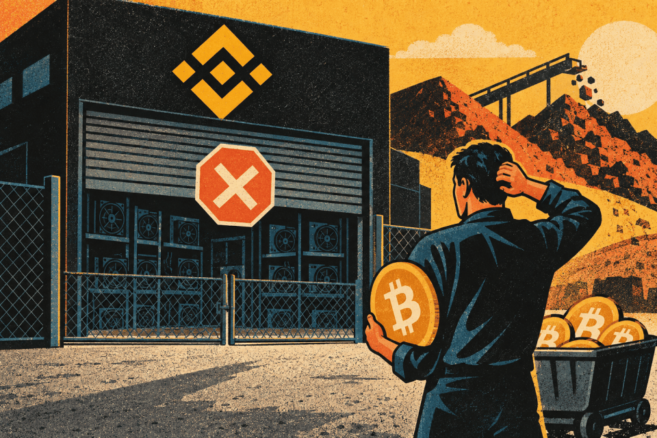 Binance sluit bitcoin-miningpool op 10 november, klanten moeten nu handelen