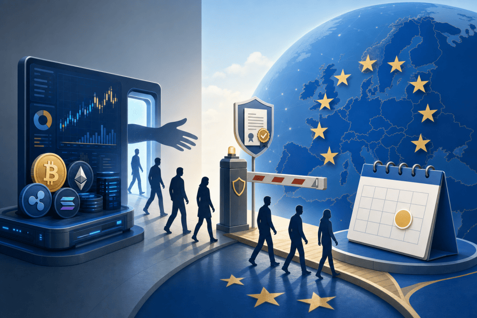 MiCA-deadline 1 juli: platforms zonder vergunning moeten EU-klanten loslaten
