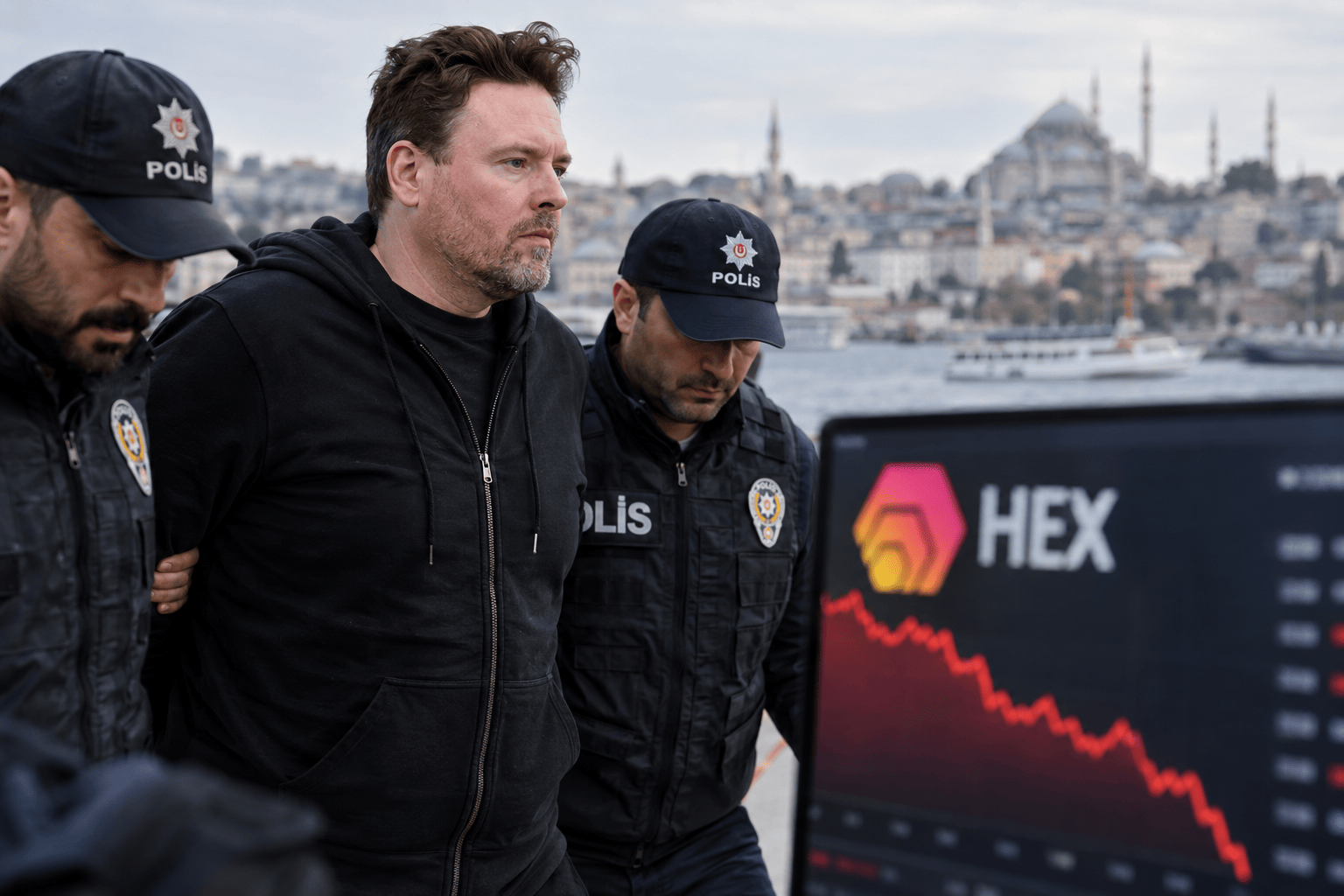 HEX-oprichter Richard Heart opgepakt in Istanbul, koers van HEX zakt hard