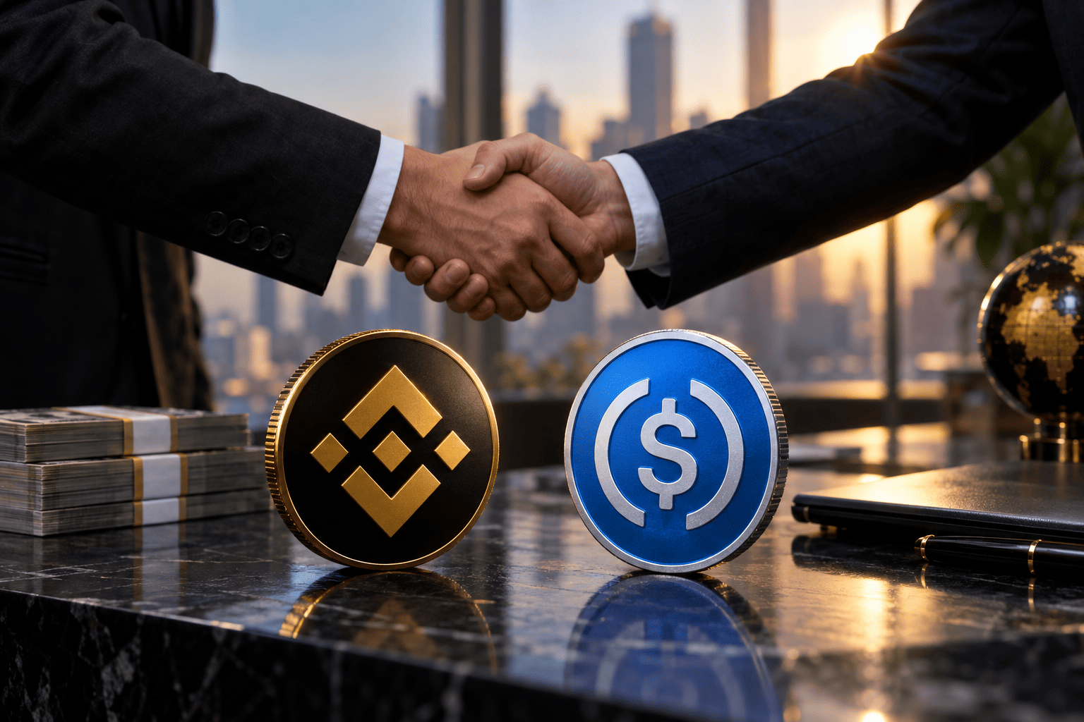 Binance stapt voor 100 miljoen dollar in bij USDC-uitgever Circle