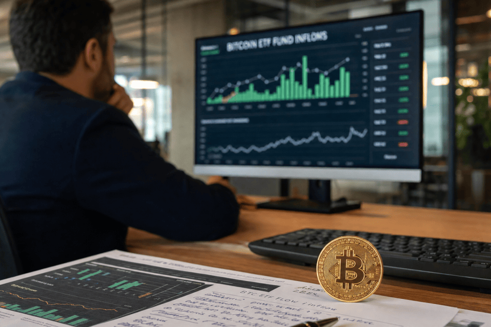 Bitcoin-ETF's halen 853,54 miljoen dollar op in beste week sinds april