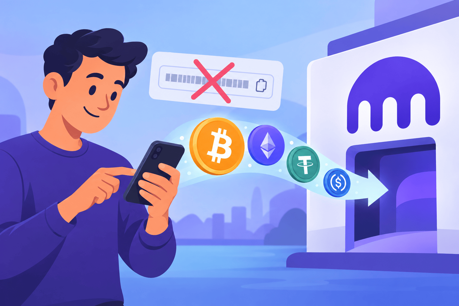 Crypto naar Kraken sturen kan nu zonder adres te kopiëren