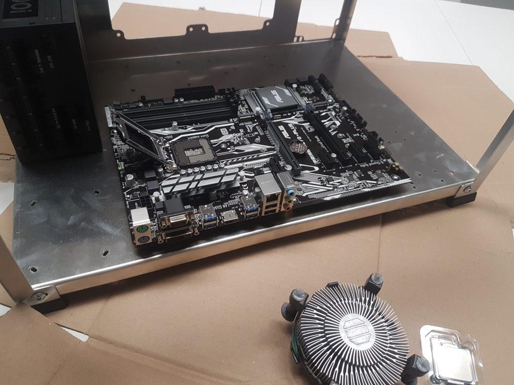 gpu bouwen moederbord psu