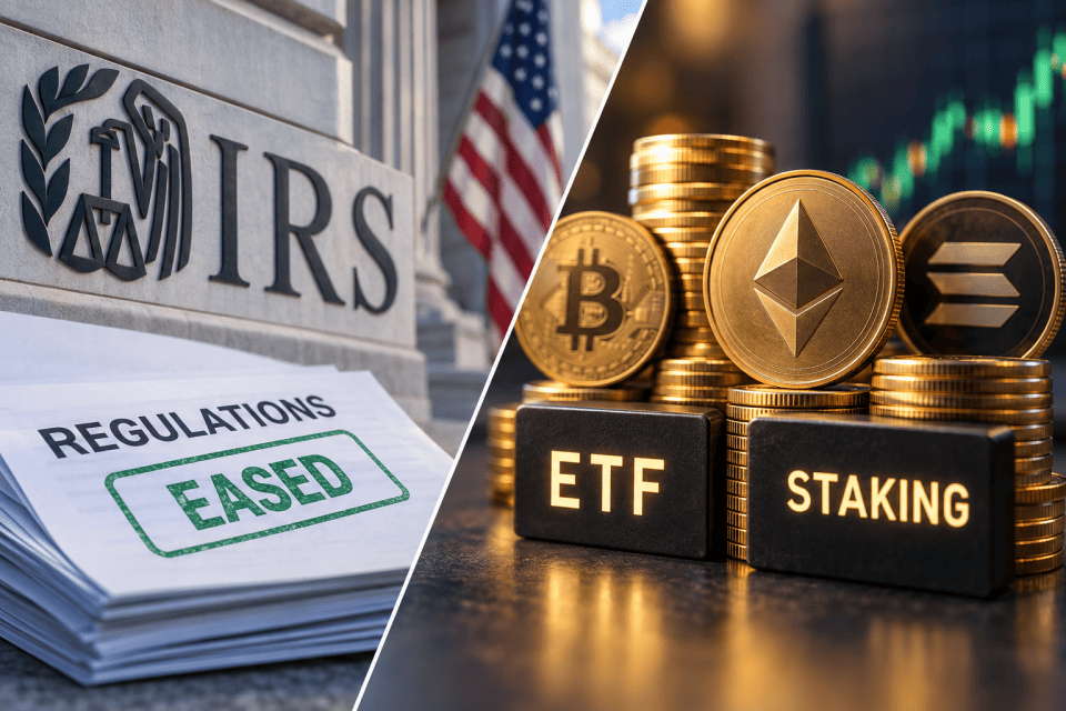 Amerikaanse fiscus geeft crypto-ETF's meer ruimte om munten te staken