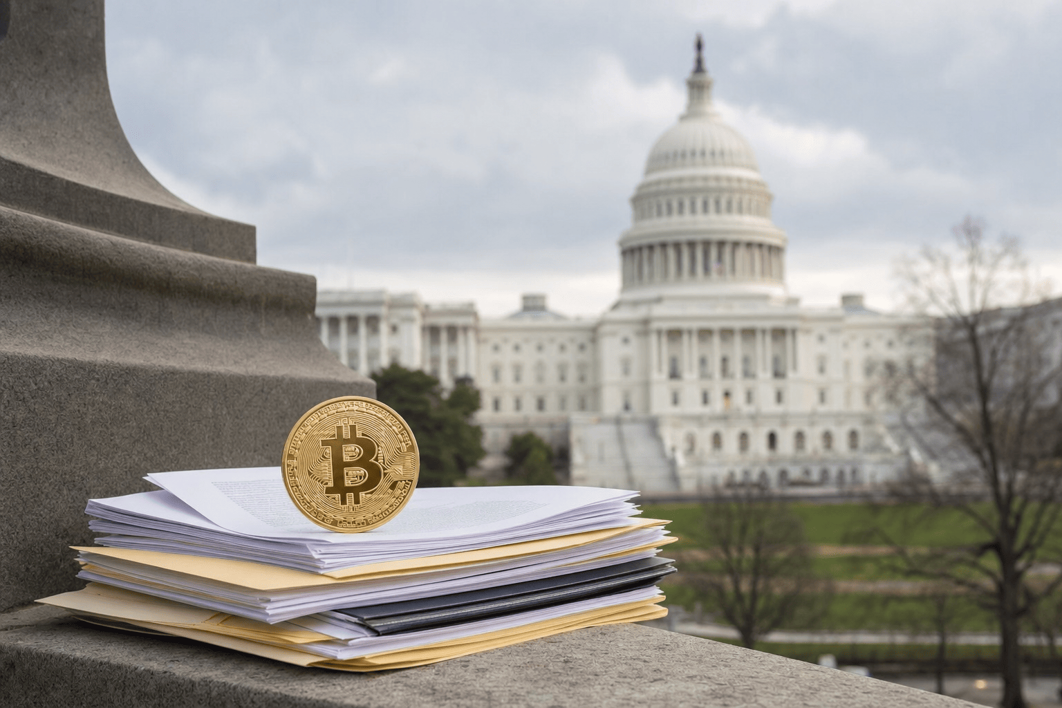 Strategische bitcoinreserve VS loopt vertraging op door bevoegdheidsstrijd in Washington