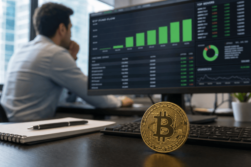 Bitcoin-ETF's boeken zeven dagen instroom op rij, samen 981 miljoen dollar