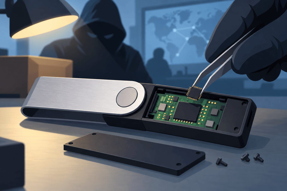 Wie stopt spionagechips in Ledger-wallets? Dit weten onderzoekers nu