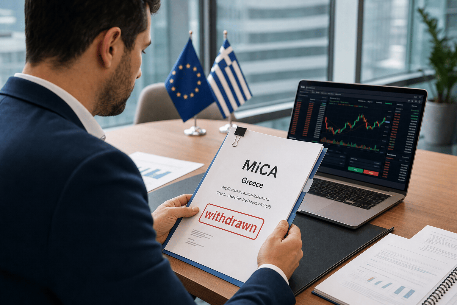 Binance trekt Griekse MiCA-aanvraag in, maar wil in Europa blijven