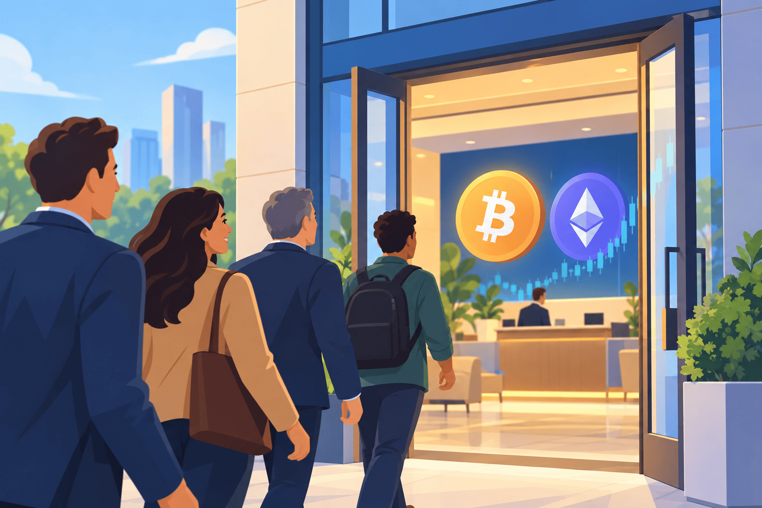 Charles Schwab zet bitcoin naast aandelen voor alle geschikte klanten