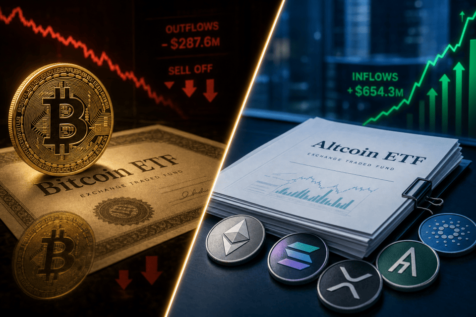 Beleggers ruilen bitcoin-ETF's in voor altcoin-ETF's