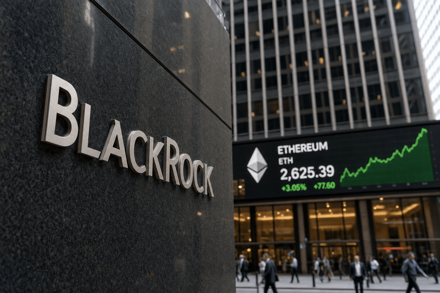 BlackRock haalt in drie dagen 212,7 miljoen dollar op in ether-ETF ETHA