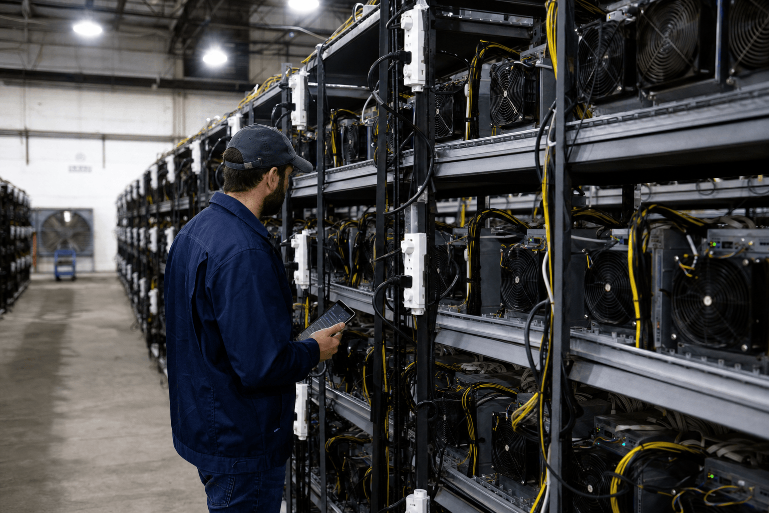 Bitcoin-miners verdienen miljarden aan AI-stroomdeals, hashrate daalt