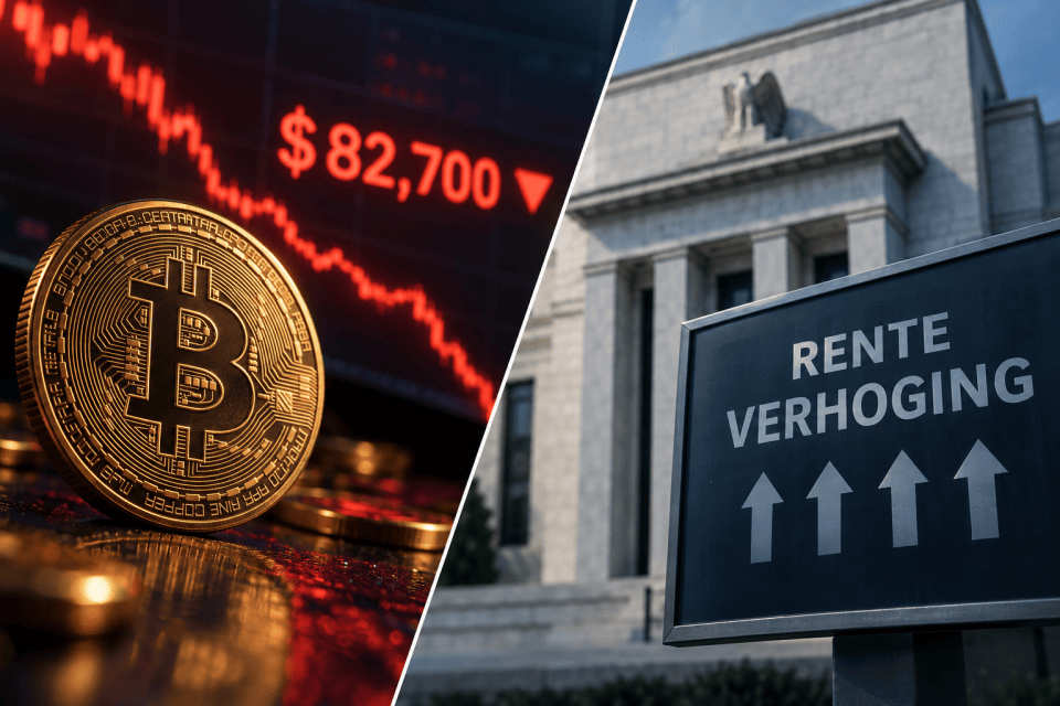 Bitcoin zakt onder 83.000 dollar, dagen na de hoogste stand van de week