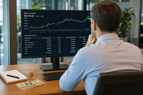 Strategy verkoopt tweede week op rij bitcoin en brengt dollarreserve naar 4,65 miljard