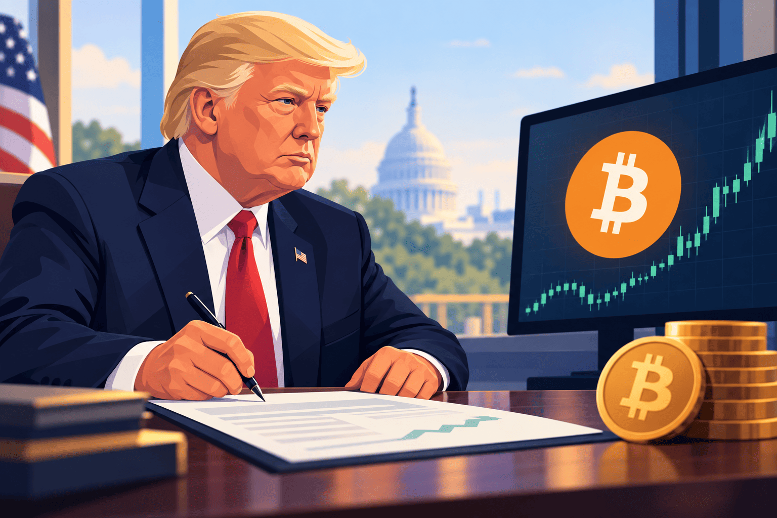 Trumps rekeningen kochten Strategy-aandelen vlak bij het dieptepunt van dit jaar
