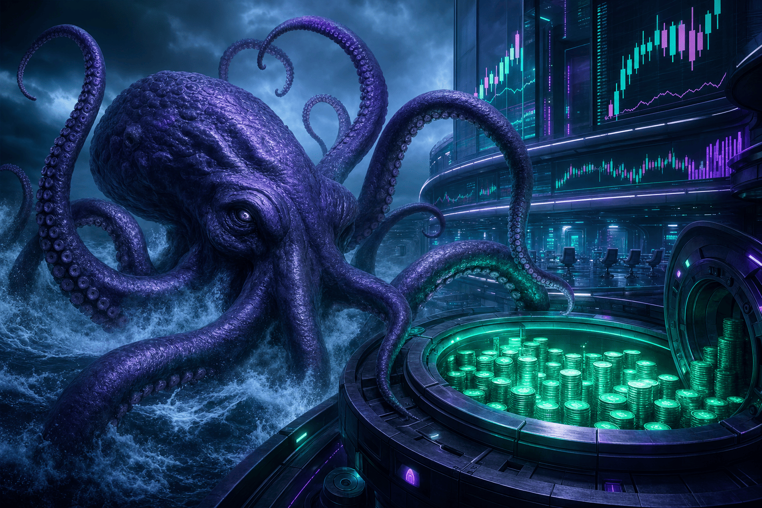 Kraken lanceert prop trading: handel met tot 200.000 dollar beurskapitaal