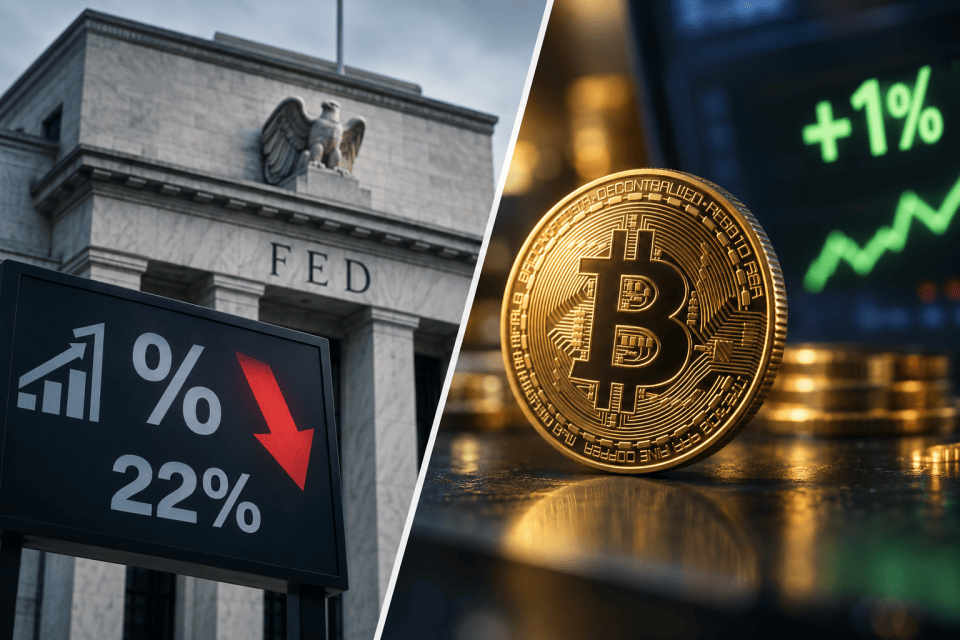 Handelaren rekenen nauwelijks nog op Fed-renteverhoging, bitcoin wint weinig