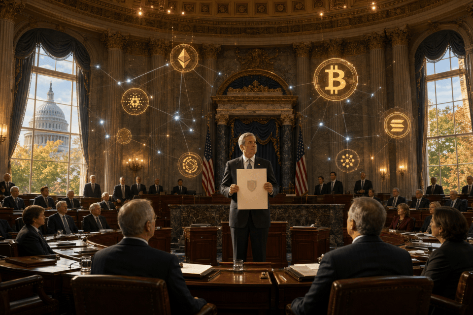 Bessent steunt CLARITY Act, Senaat stemt na zomerreces over Amerikaanse crypto-wet